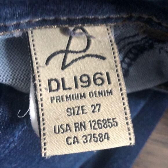 DL1961 Emma Legging Jeggings Skinny 4 Way Stretch Premium Denim Jeans Blue 27 - Picture 8 of 11